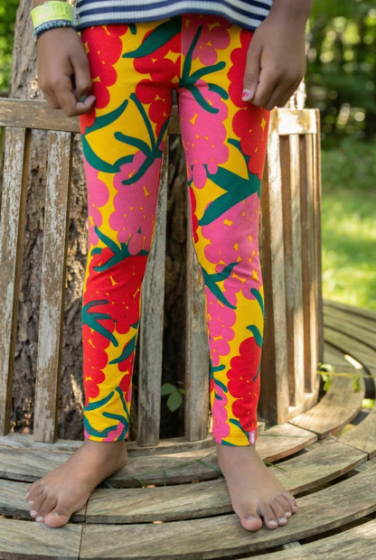 Danandrea Cotton Leggings Yellow MAXIBERRY