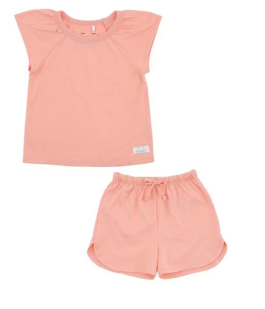 SNORK Selma Summer Pyjamas Peach Blush