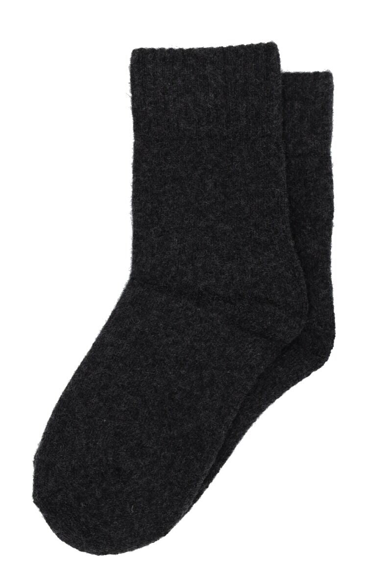 Danish Winter Wool Socks Dark Grey