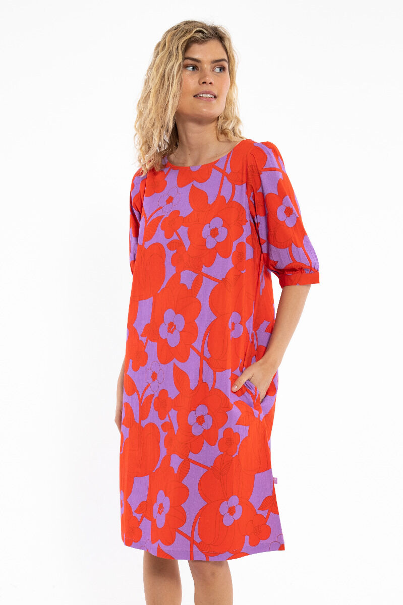 Danedal Dress Soft viola/Bright red BLOOM BOOM