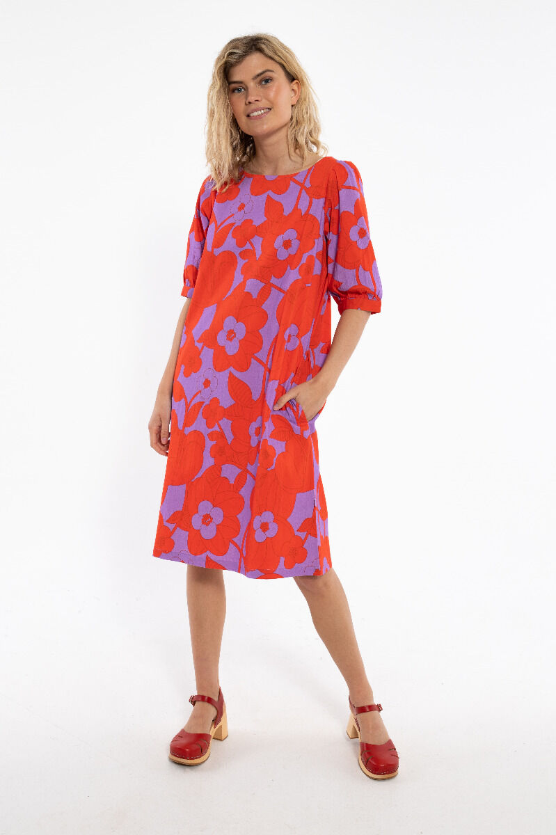 Danedal Dress Soft viola/Bright red BLOOM BOOM