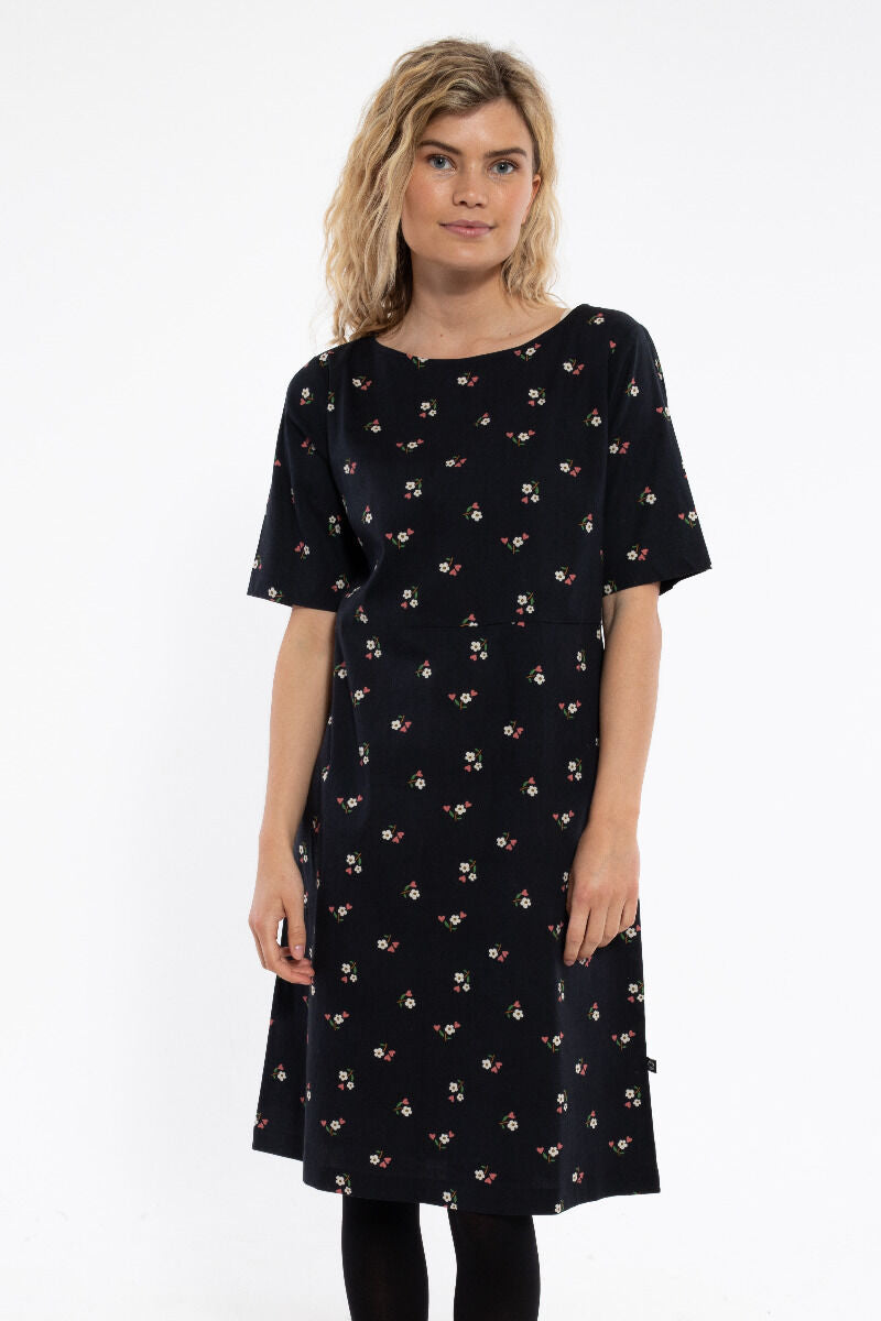 Danehyacinth dress Black MINIFLOWER