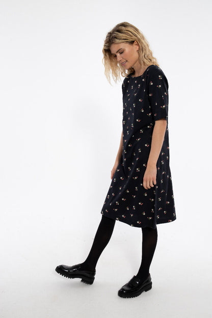 Danehyacinth dress Black MINIFLOWER