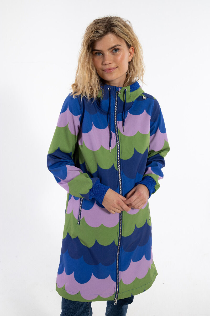 Danejane Softshell Olive/Soft viola PUFFY CLOUDS