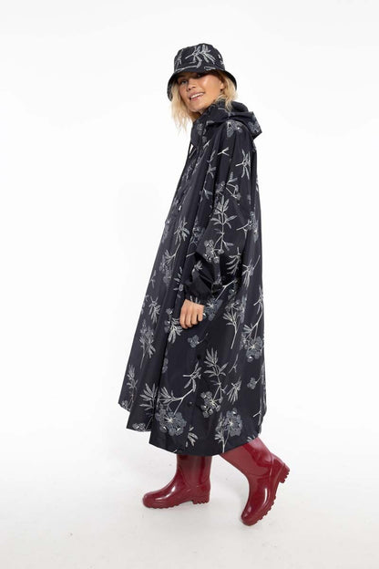 Danedream Drops Rain Poncho Black HEMLOCK