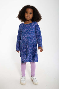Organic - Danemiva Dress Deep Marine FLEURIE