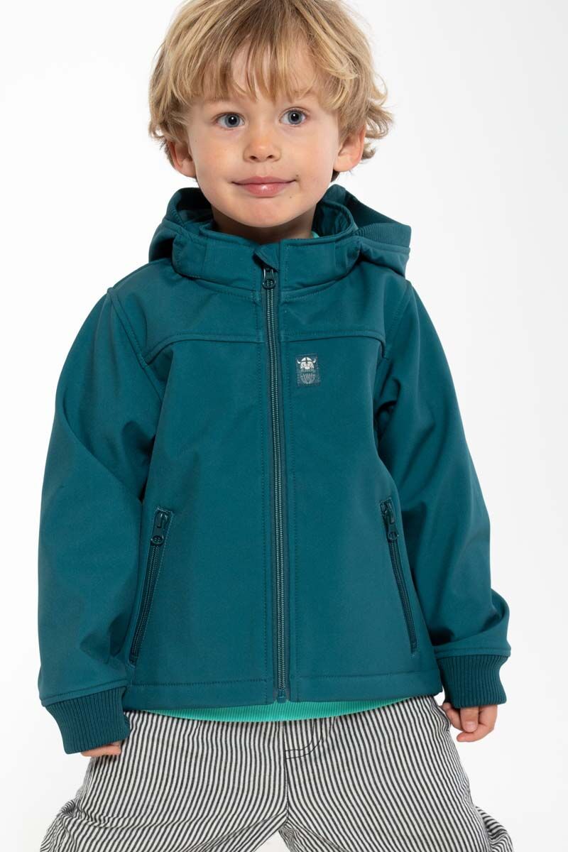Softshell jakke til børn med viking 
