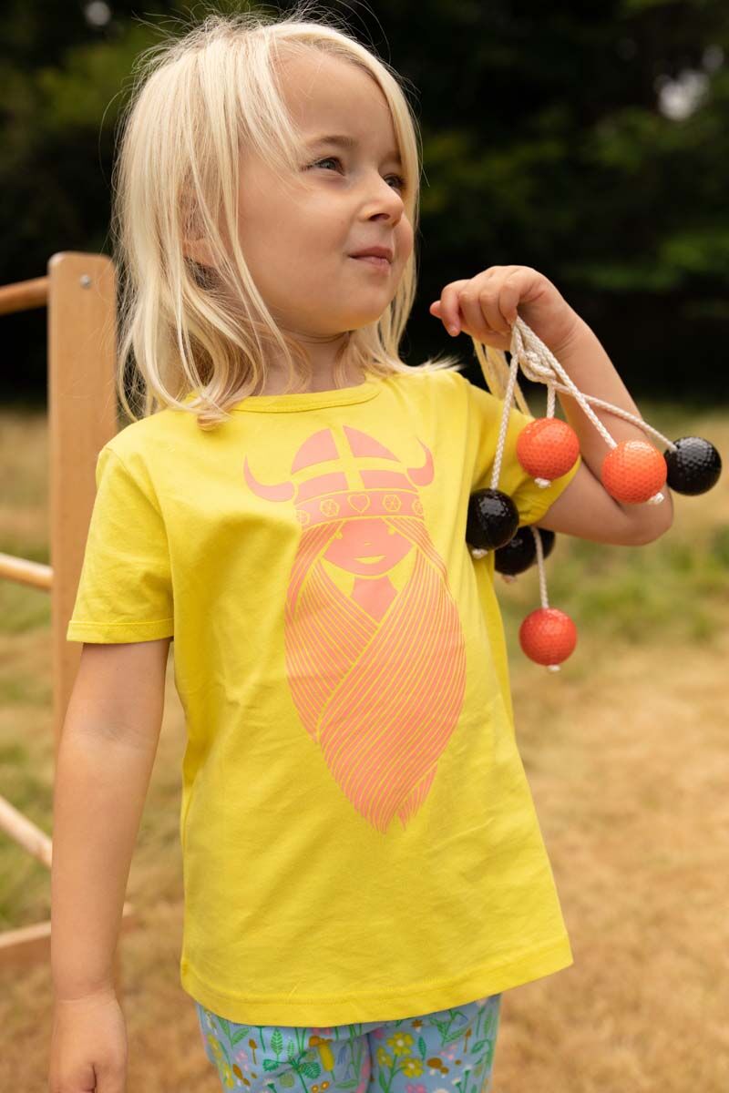 T-shirt til børn med viking