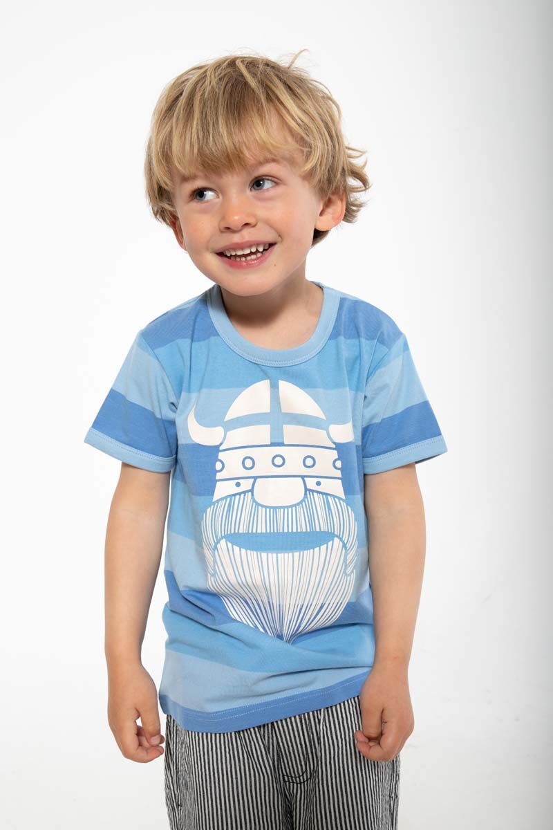 T-shirt til børn med viking