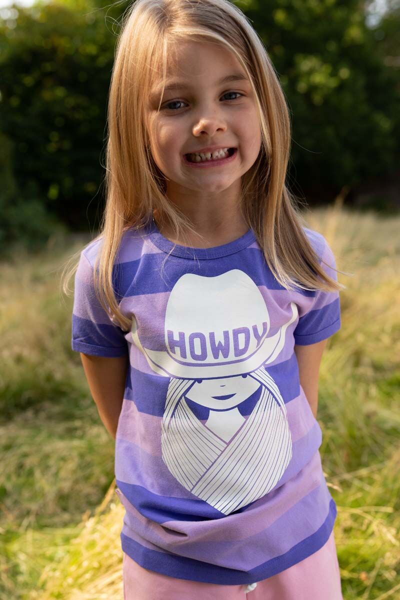ORGANIC - Danechives tee Purple Haze COWGIRL