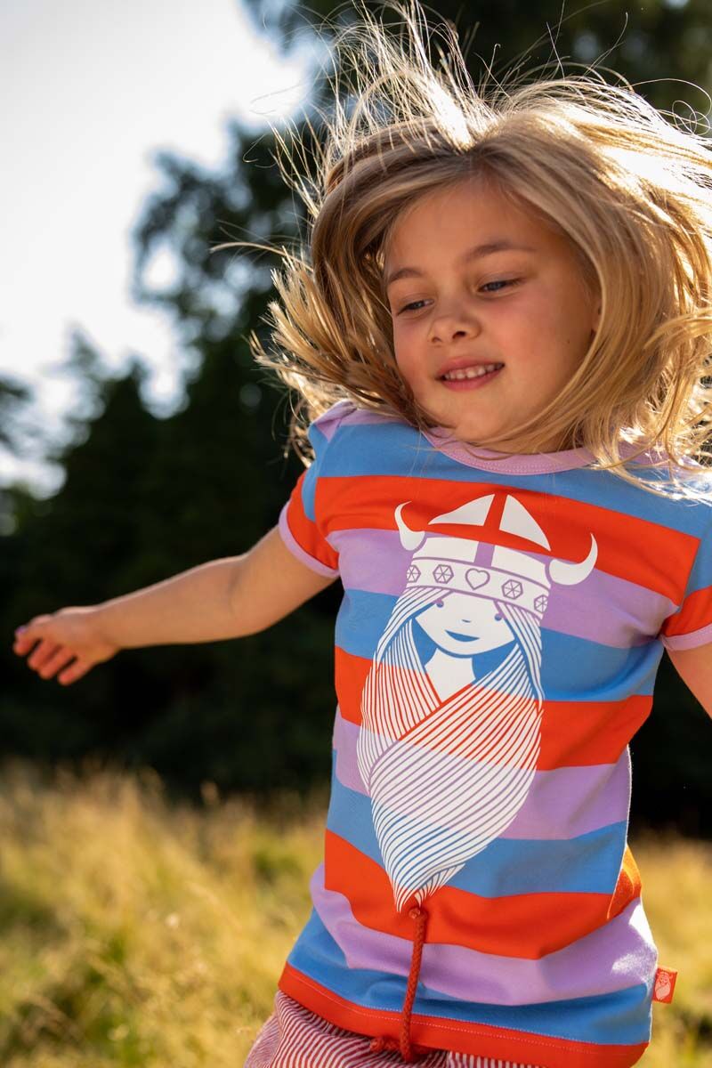T-shirt til børn med viking