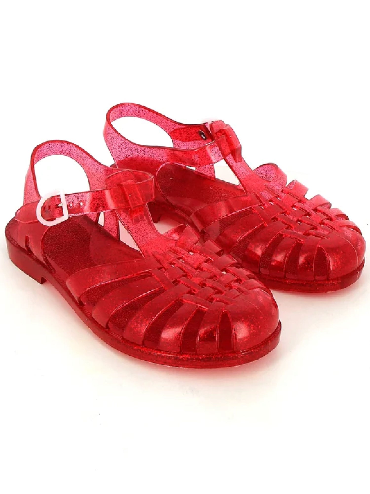 Meduse Glitter Sandals Sun Adult Cerise/Cherry Red