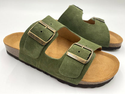 Morsø Skvulp Biosandal - suede Green