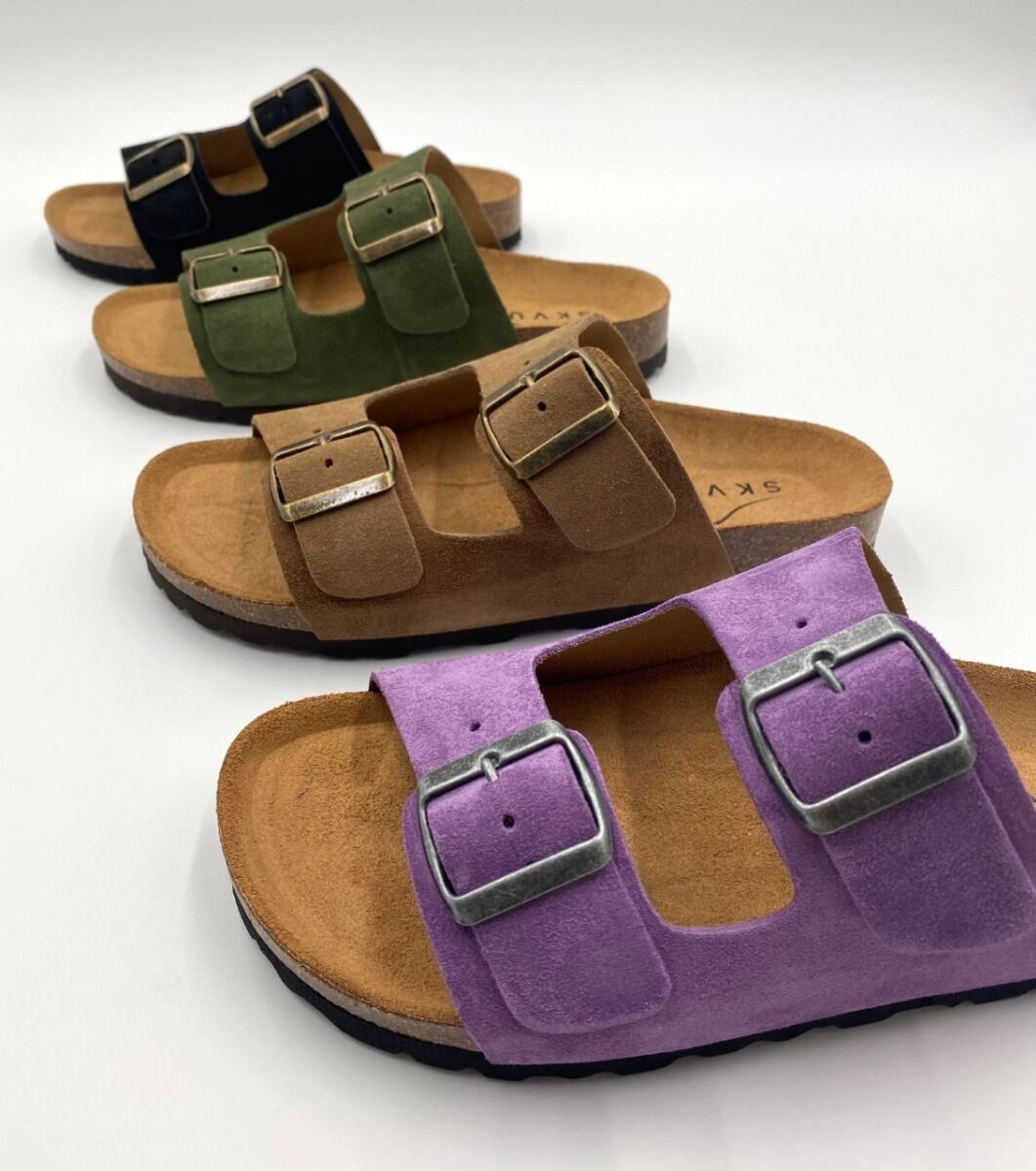 Morsø Skvulp Biosandal - suede Green