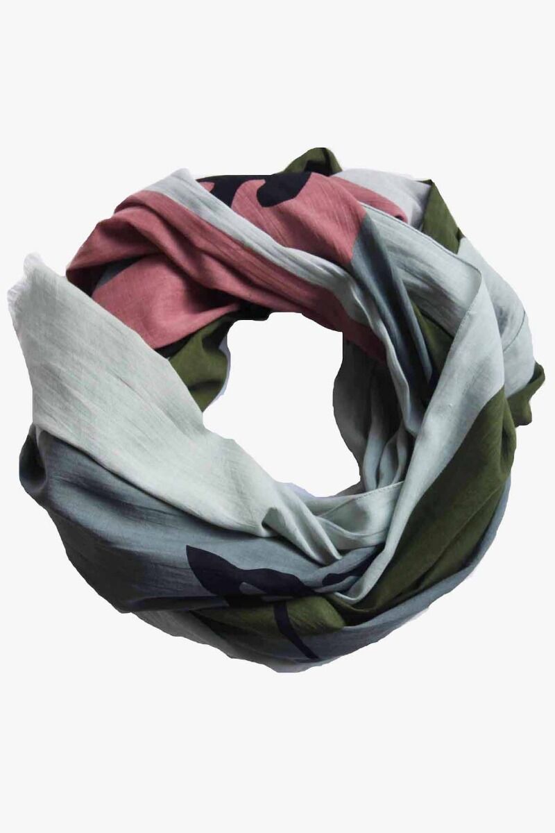 Les Belles Vagabondes Cotton Scarf Tropical Teracotta