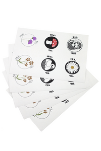 Stickers til og fra