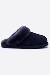 Woollies Slip On Hjemmesko Navy