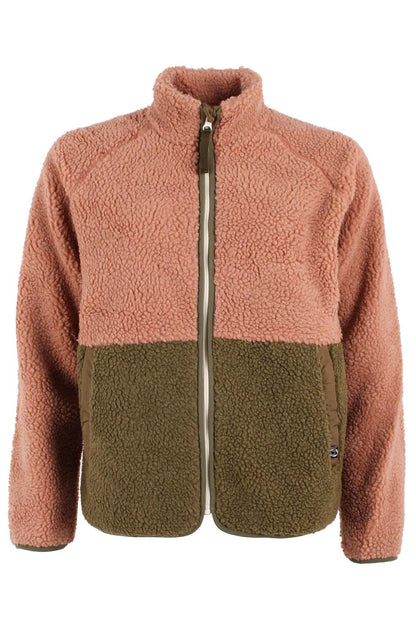 Danegreatness Fleece Jacket Antique Rose/ Khaki