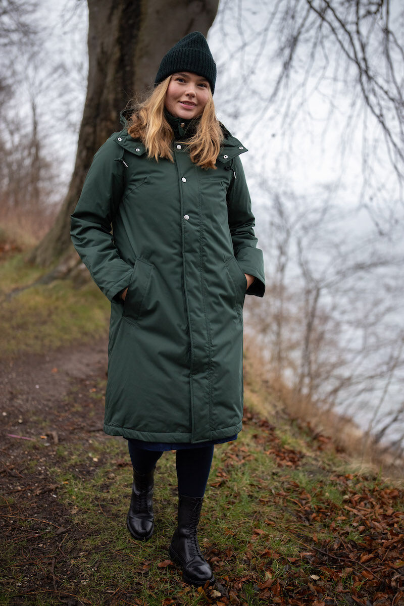Danemargrethe Winter Coat Dark Army
