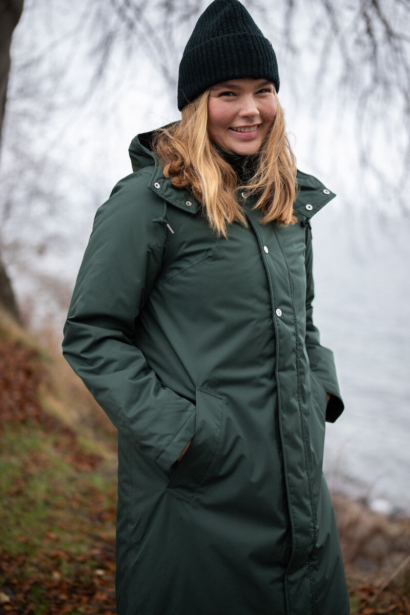 Danemargrethe Winter Coat Dark Army